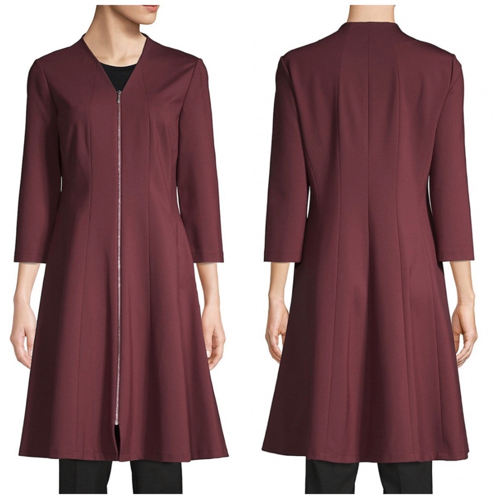 Lafayette 148 New York Rosalie Zip-Up A-Line Dress